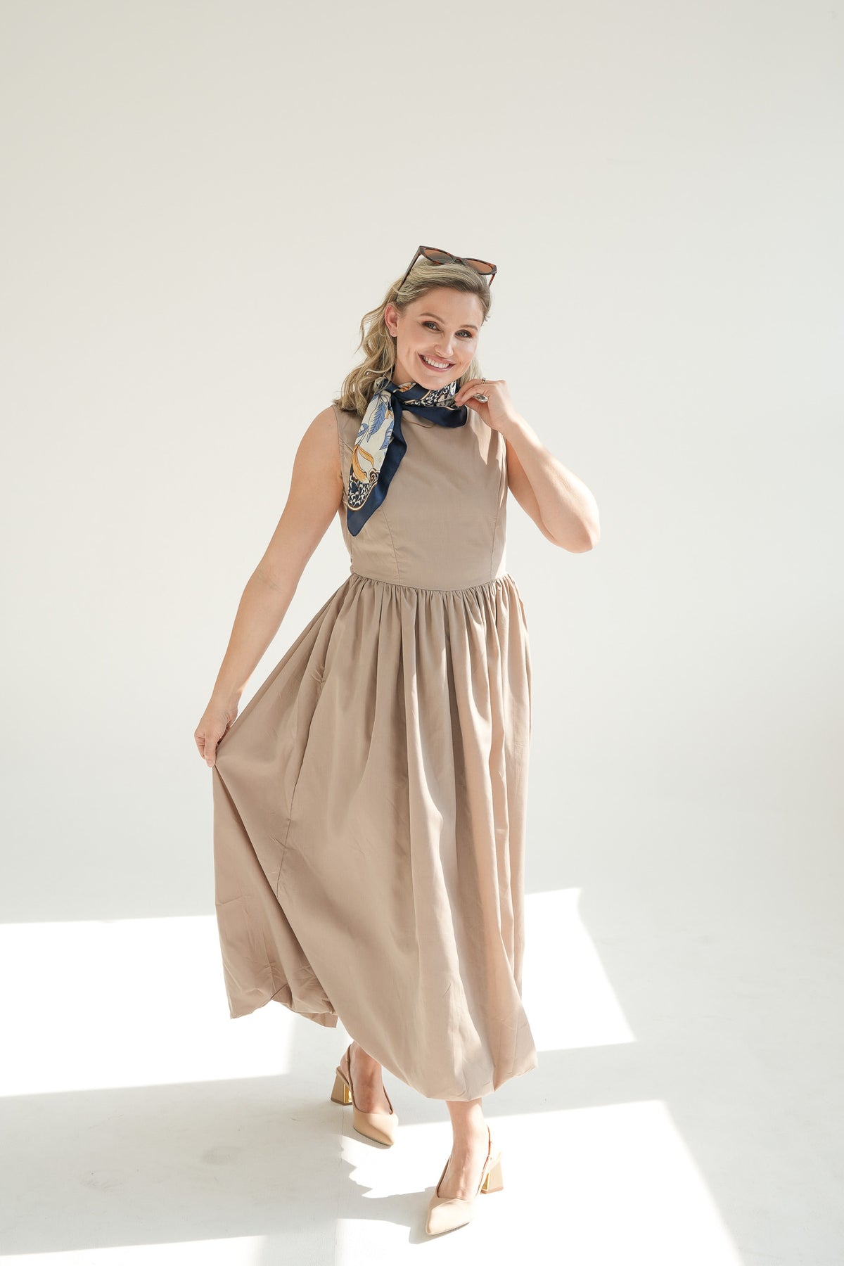 BUBBLE DRESS | MOCHA