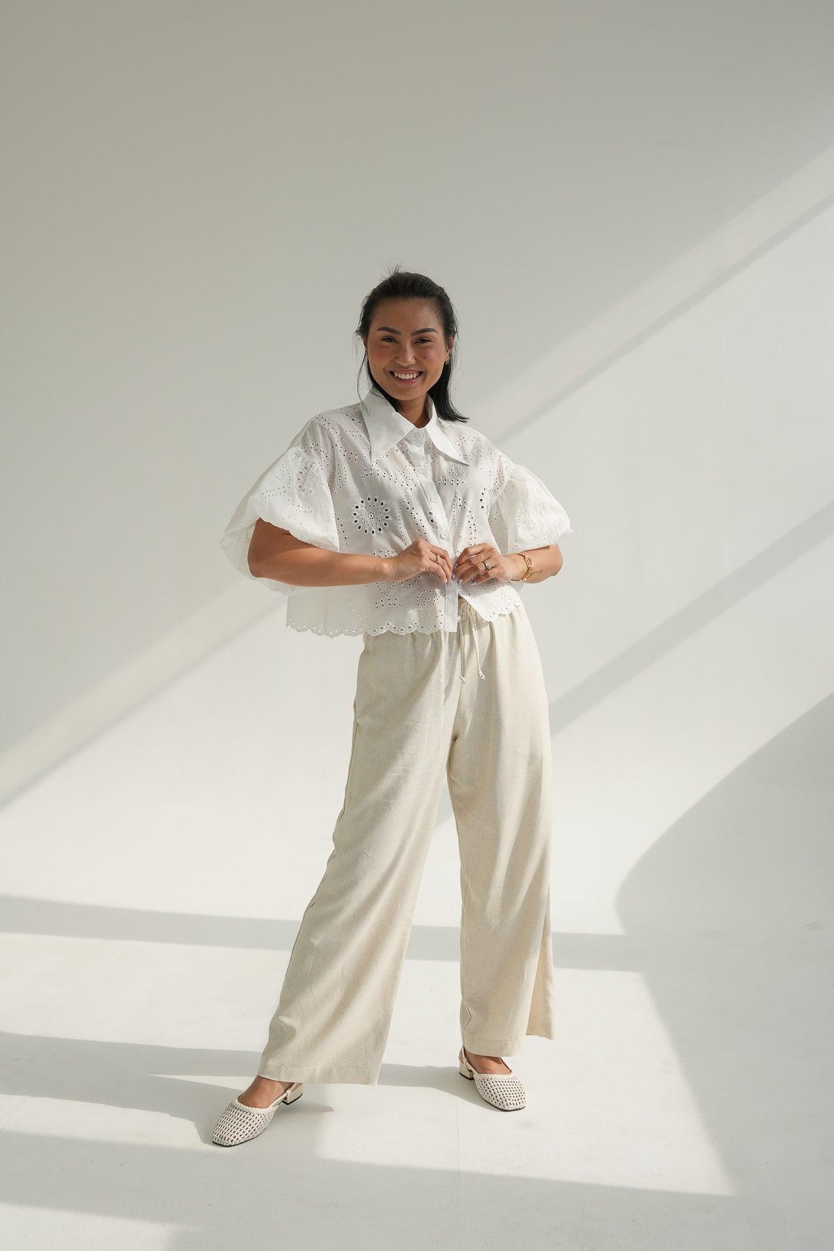 PALAZZO PANTS | OATMEAL