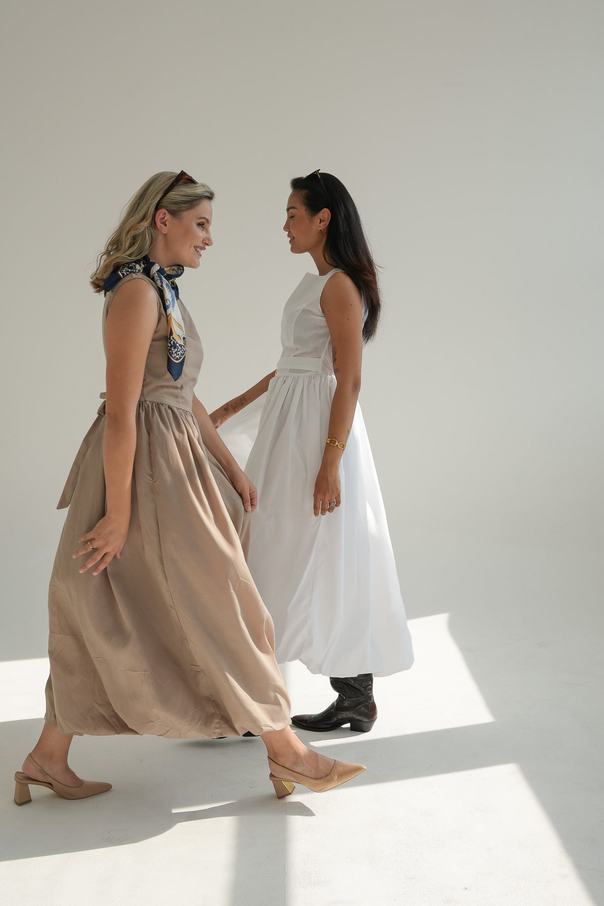 BUBBLE DRESS | MOCHA