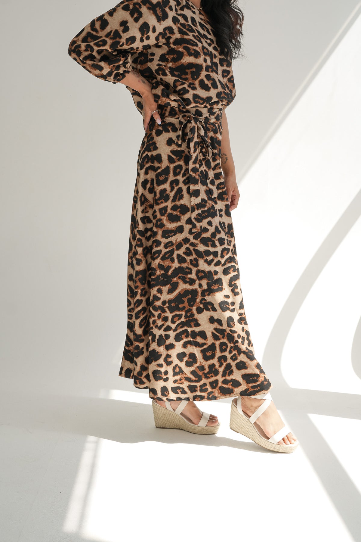 HALF CIRCLE SKIRT| ANIMAL PRINT