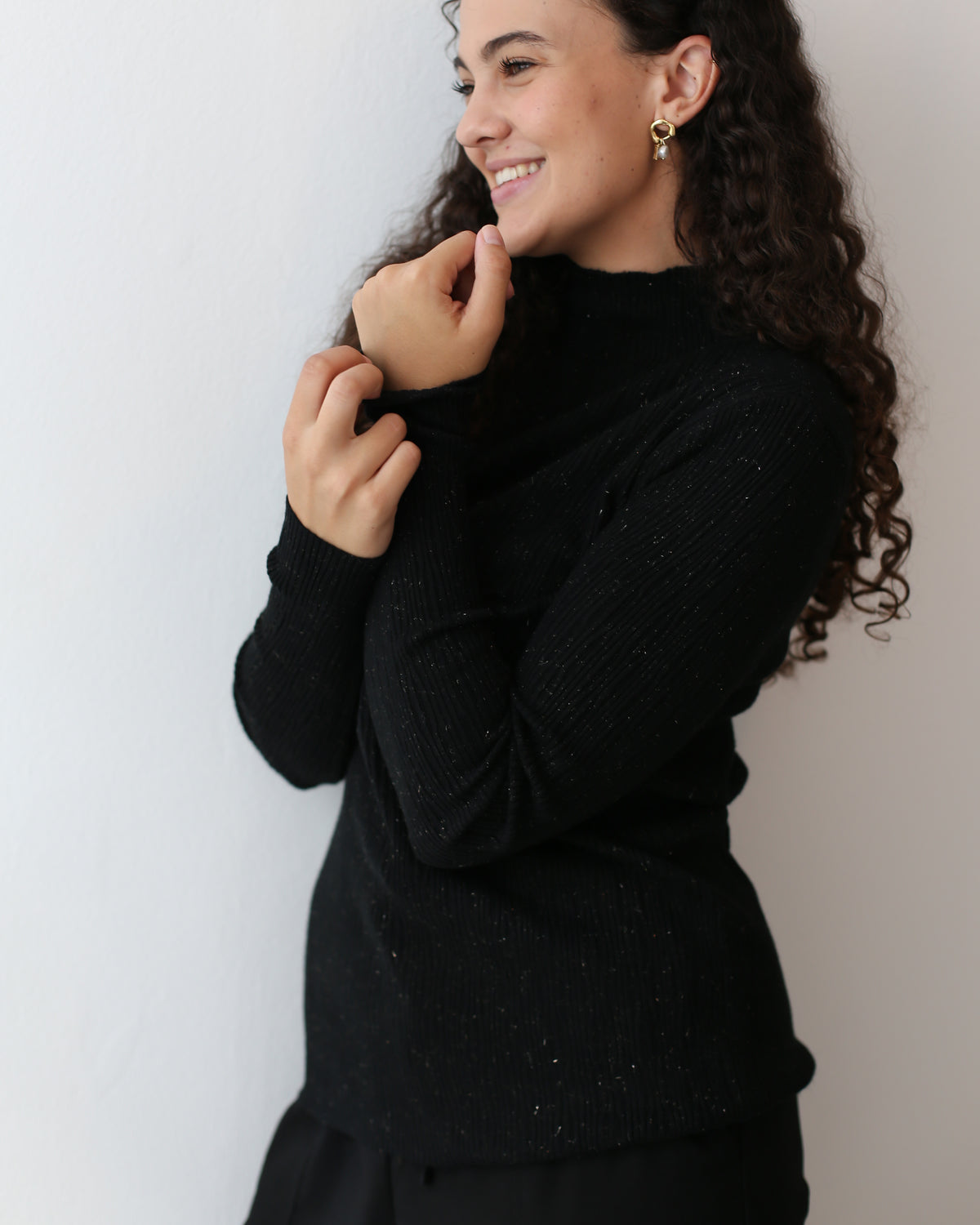 FOIL TEXTURED KNIT