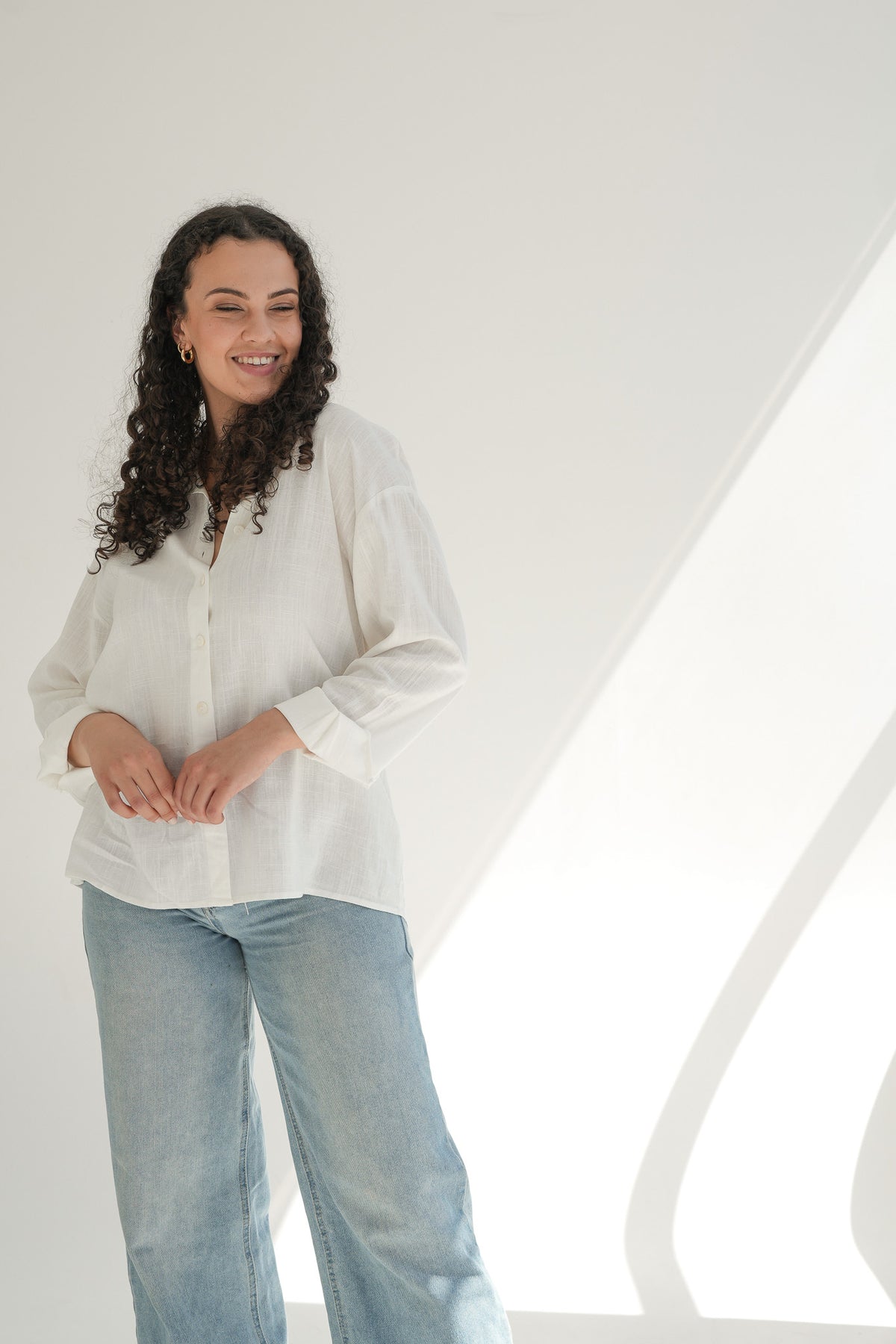 SUMMER BUTTON SHIRT | WHITE