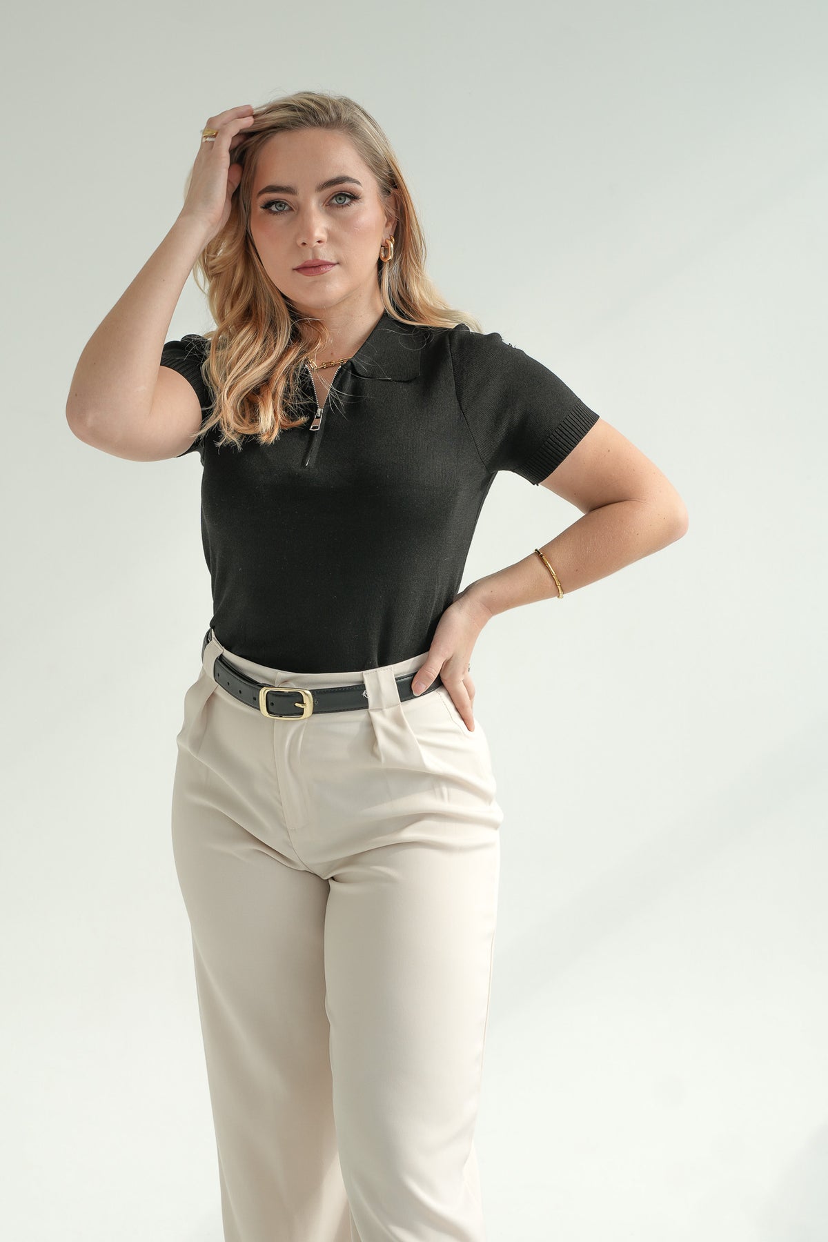 ZIP KNIT GOLFER