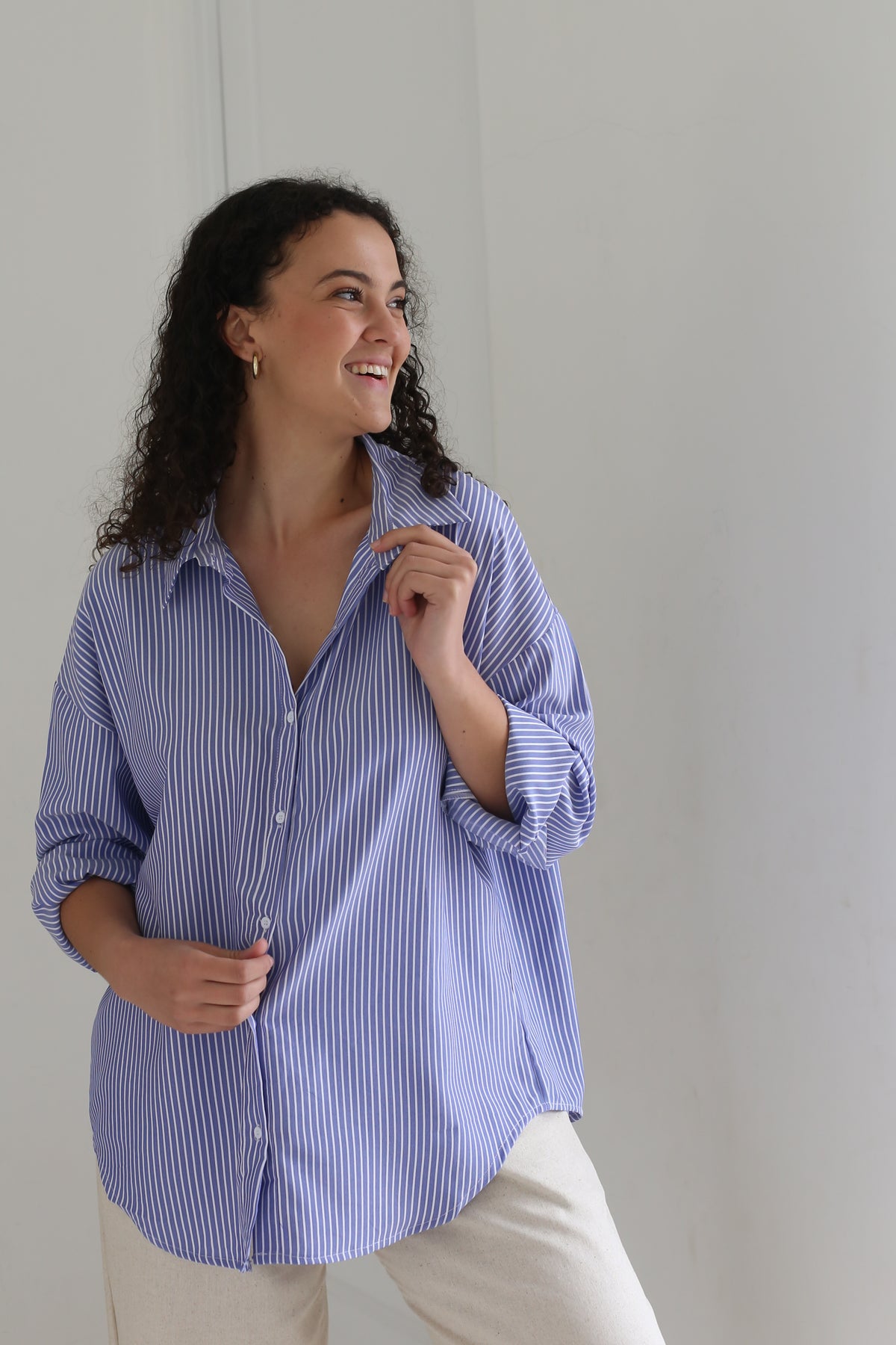 OVERSIZED SHIRT | BLUE