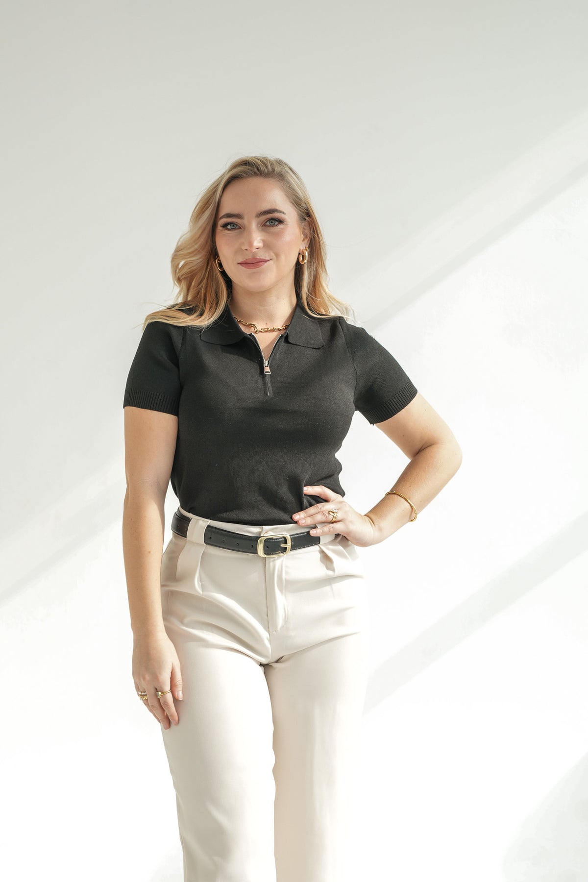 ZIP KNIT GOLFER