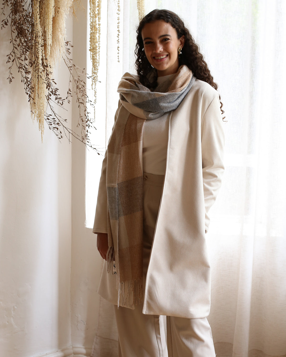 LONG SUEDE COAT