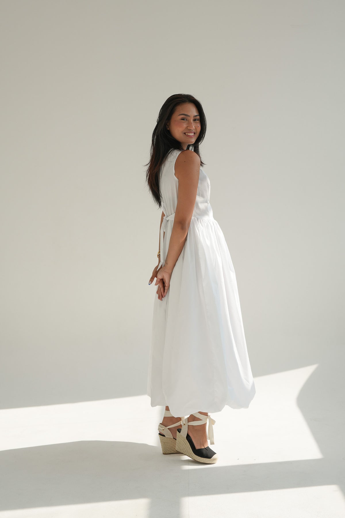 BUBBLE DRESS | WHITE