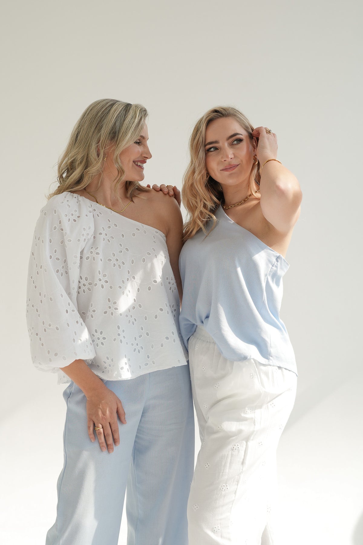 ONE SHOULDER BLOUSE | ANGLAISE