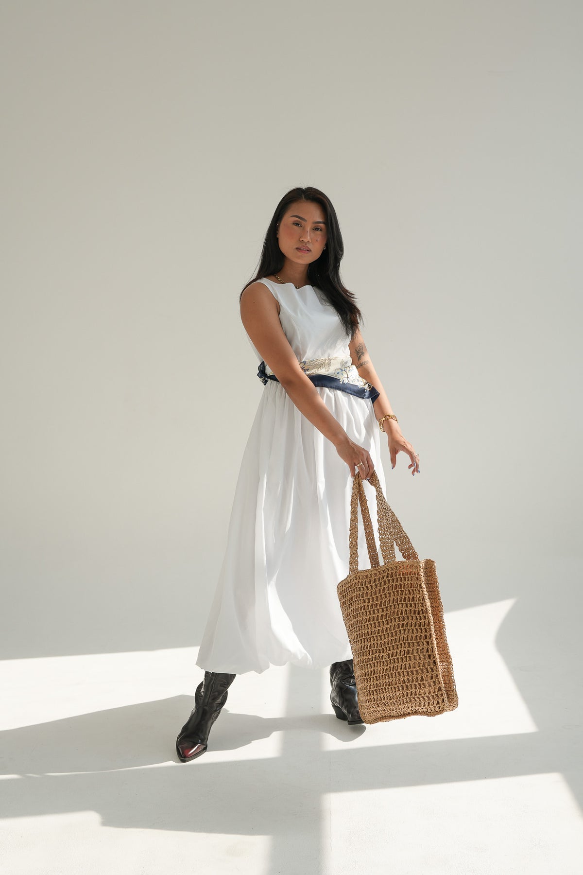 BUBBLE DRESS | WHITE