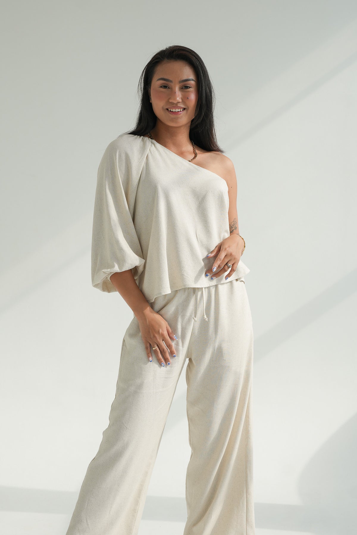 PALAZZO PANTS | OATMEAL