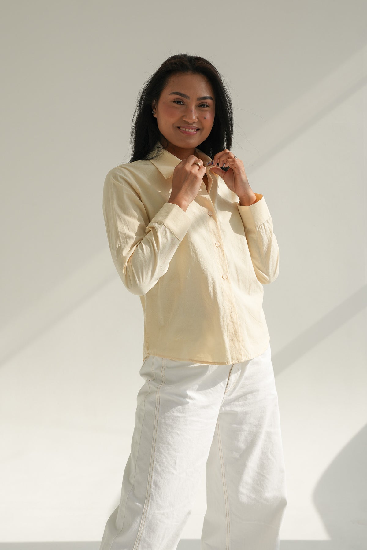 BUTTON SHIRT | BUTTER YELLOW